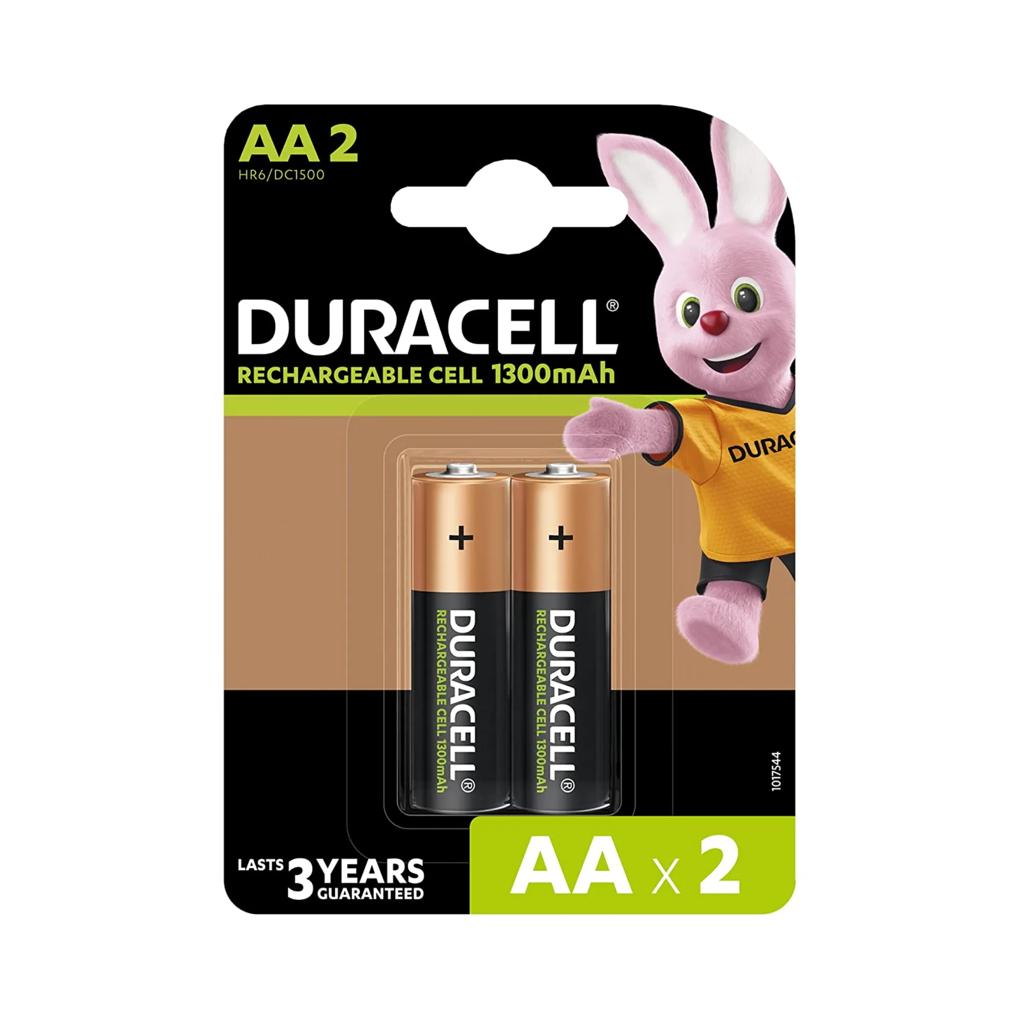 Duracell AA Rechargeable Batteries, 1300mAh (Pack of 2)