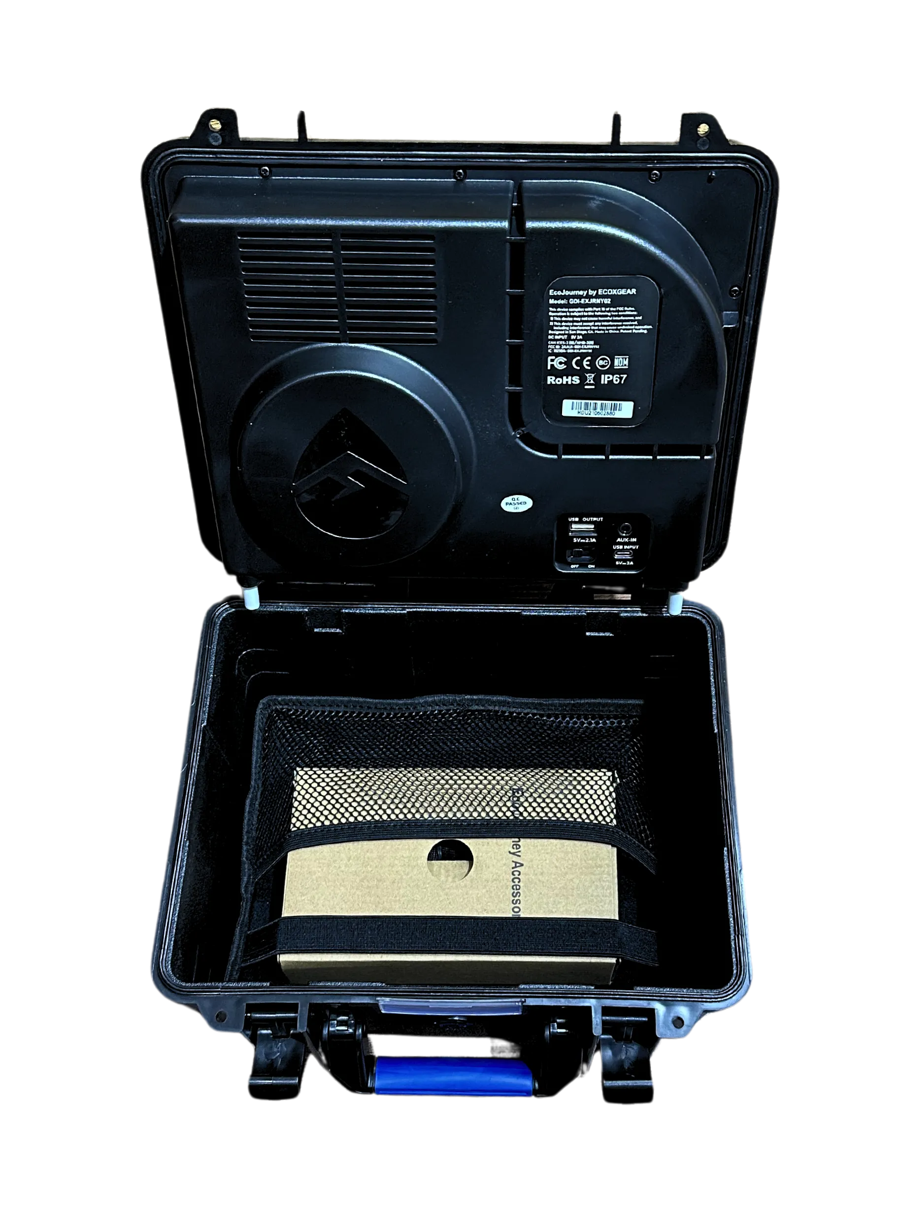 EcoXGear EcoJourney Waterproof Portable Bluetooth® Speaker - Blue