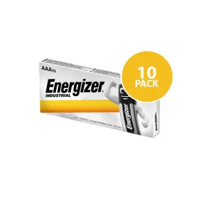 Energizer Industrial - AAA Batteries - 10 Pack