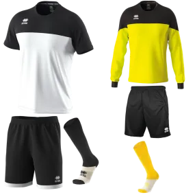 ERREA BRANDON SS KIT BUNDLE WHITE BLACK