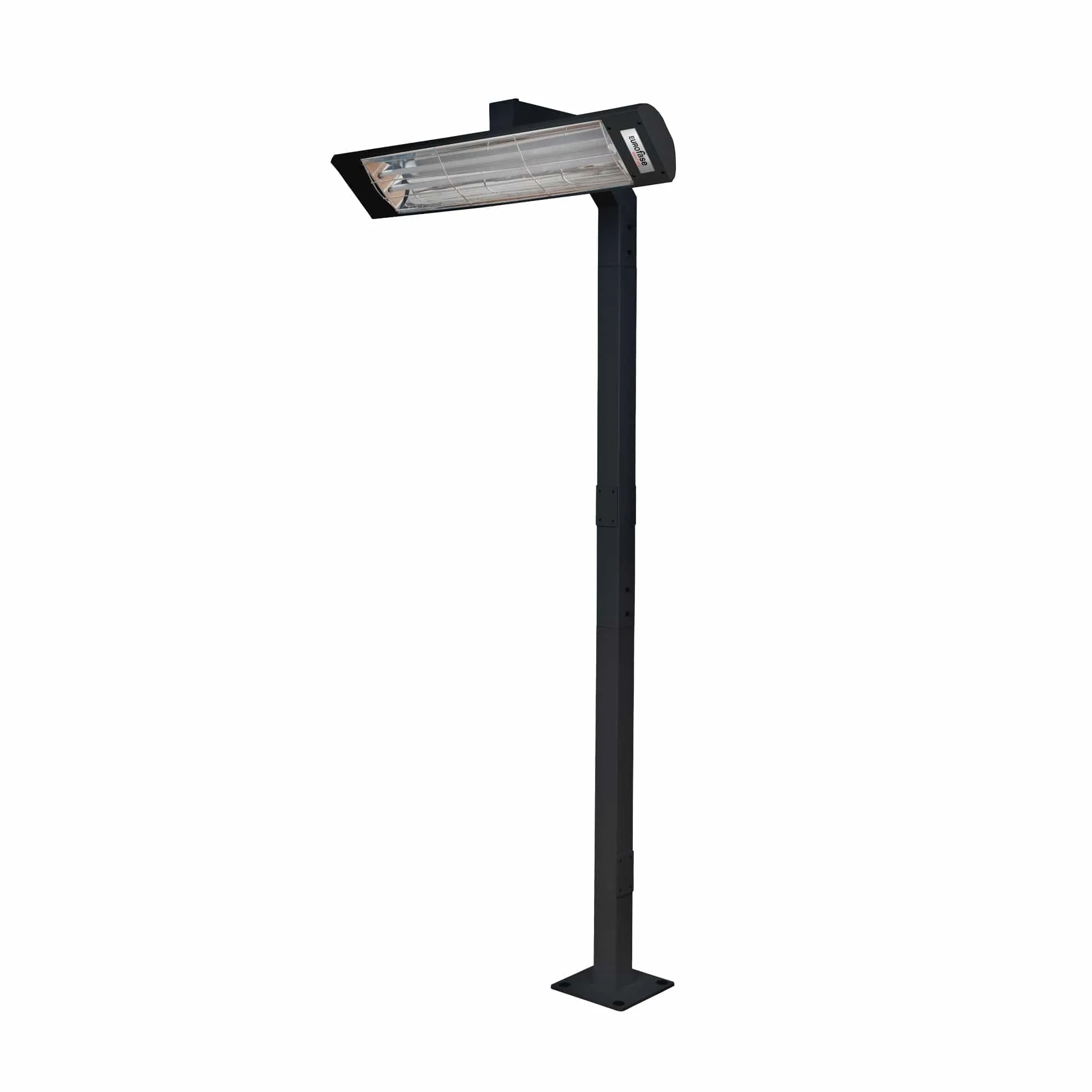 Eurofase Black 39-inch 8-foot Pole Mount With Single Crossbar EF3908PMB