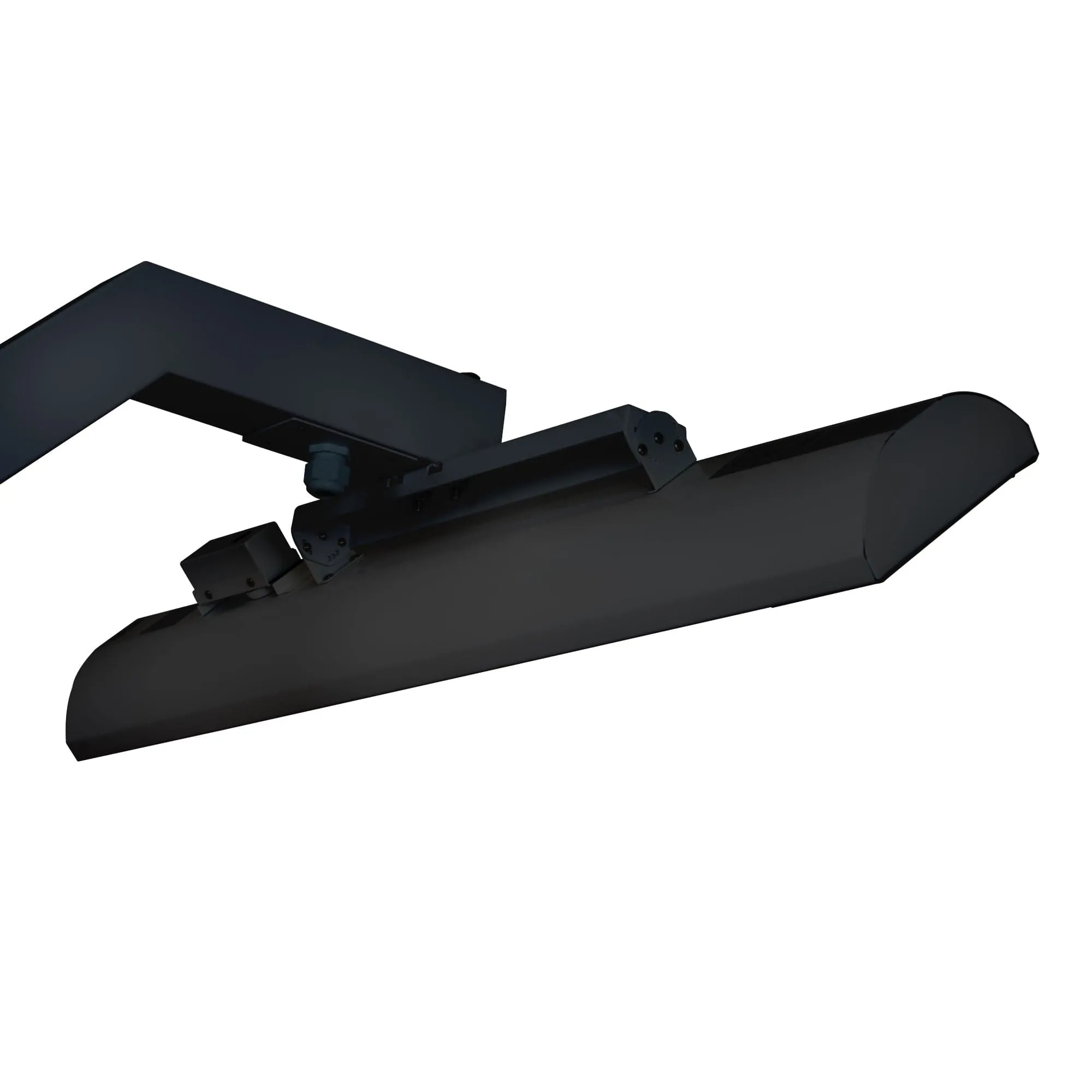 Eurofase Black 39-inch 8-foot Pole Mount With Single Crossbar EF3908PMB