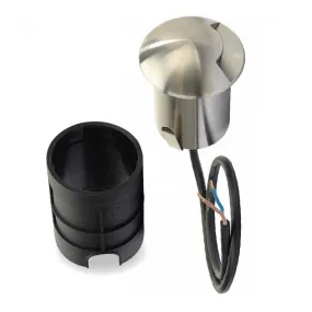 Eyelid LED inground Step Light Single 3W 240V Superlux Lighting - LLED731-SS