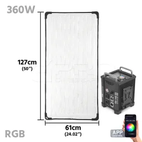 FalconEyes RX-748 III 360W RGB ROLL-FLEX FLEXIBLE LED Panel Light