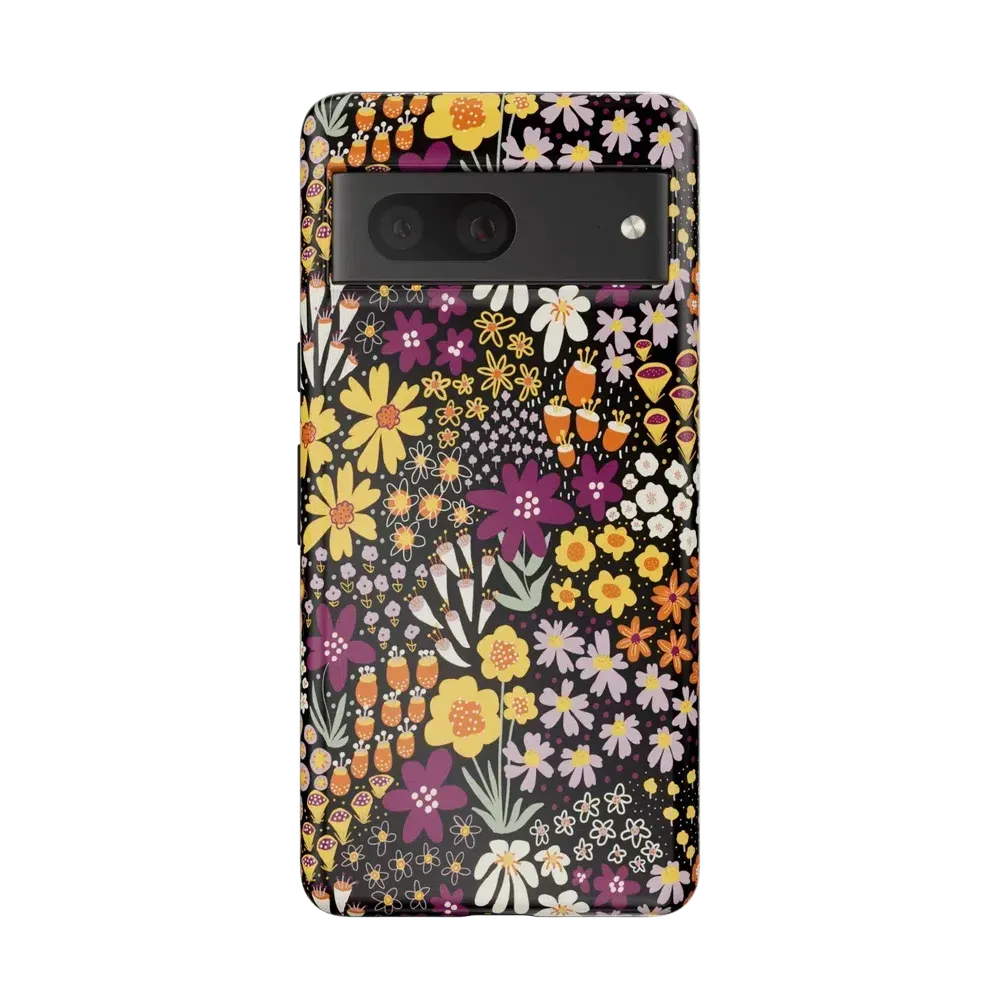 Falling for You | Plum Floral Google Pixel Case