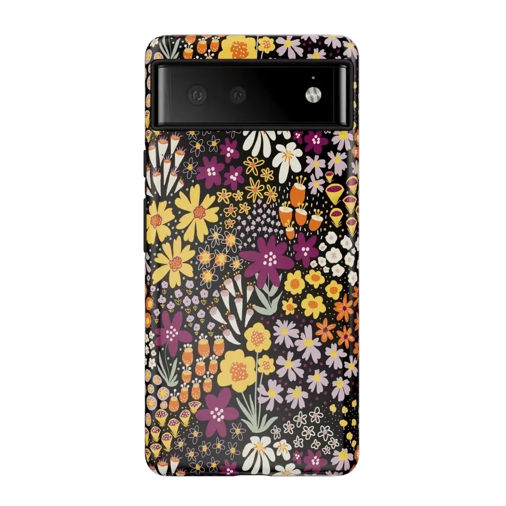 Falling for You | Plum Floral Google Pixel Case