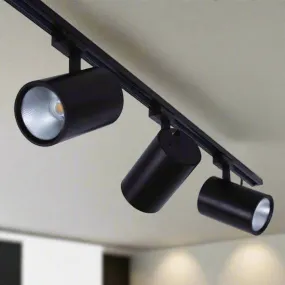 FLARE 25 - 25w Single LED Track Head Spot Light CCT Dimmable in Black or White
