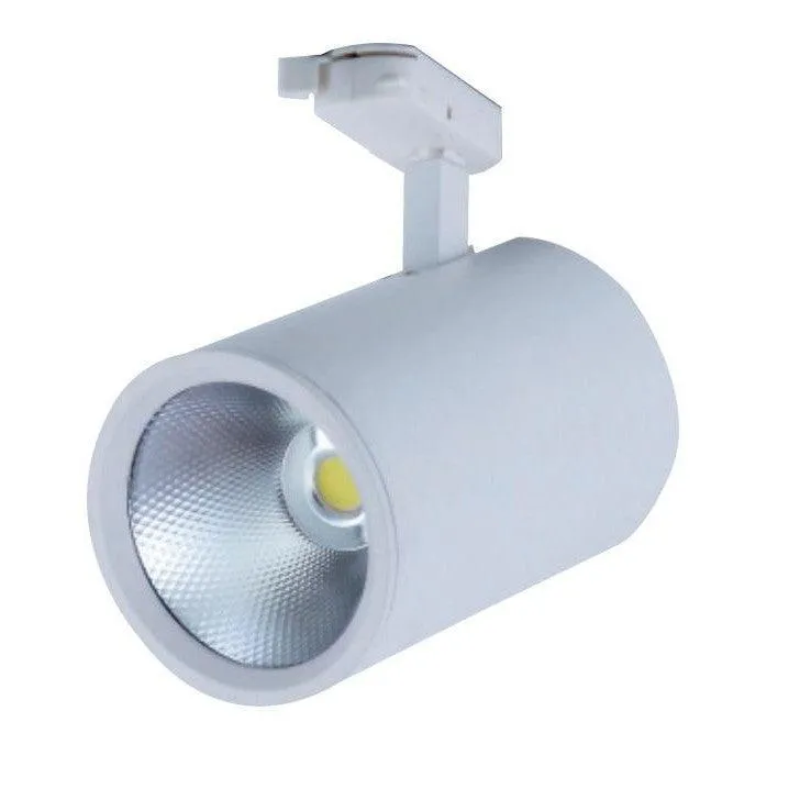 FLARE 25 - 25w Single LED Track Head Spot Light CCT Dimmable in Black or White
