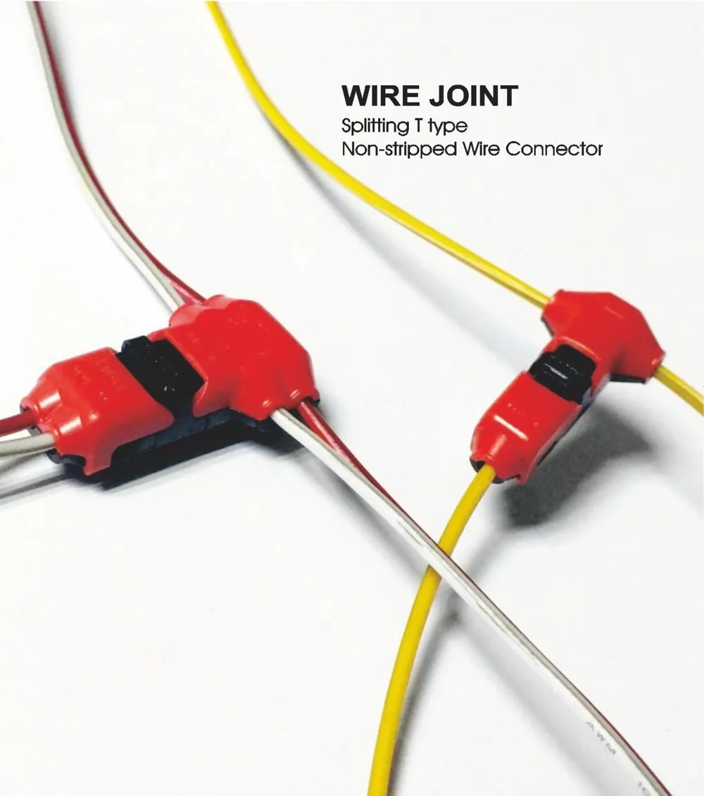 FluxTech -  Low Voltage Solder-less I Shape Wire connectors - Pk of 2
