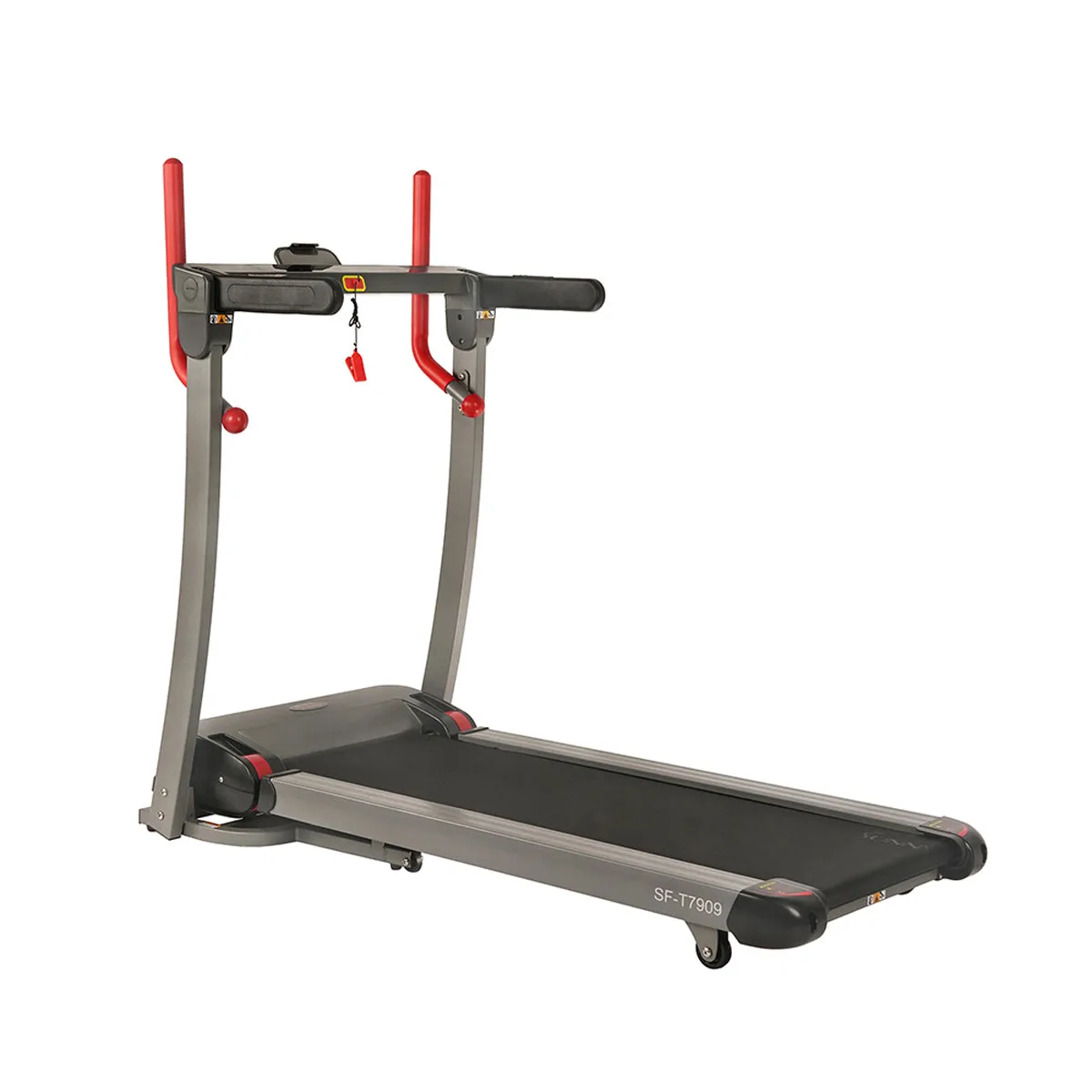 Folding Electric Treadmill with 12 Level Auto Incline, LCD and Pulse Monitor- SF-T7909