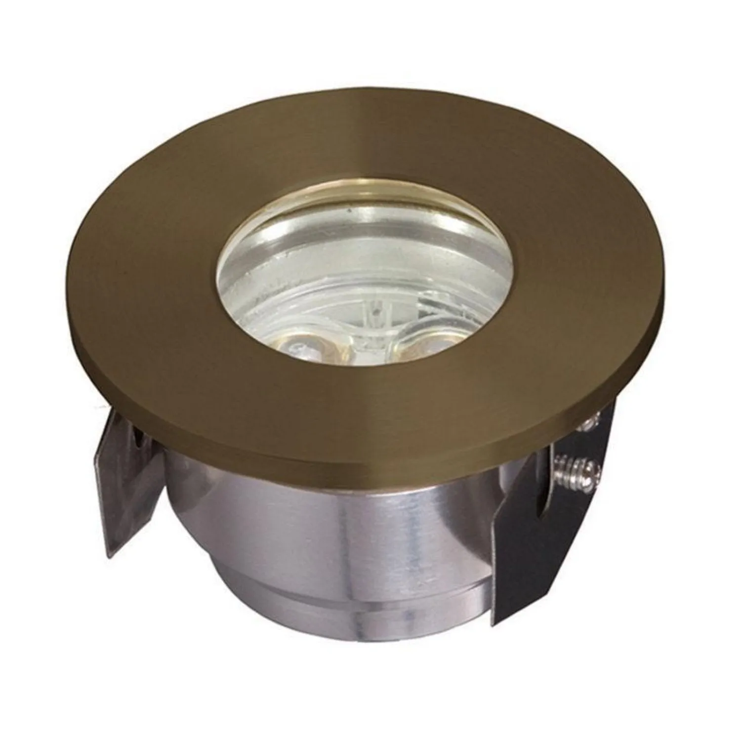 Fusion Garden Zone in-Ground Plain Ring in 304 Stainless Steel or Solid Natural Brass Elstead Lighting - ELS.GZ-FUSION