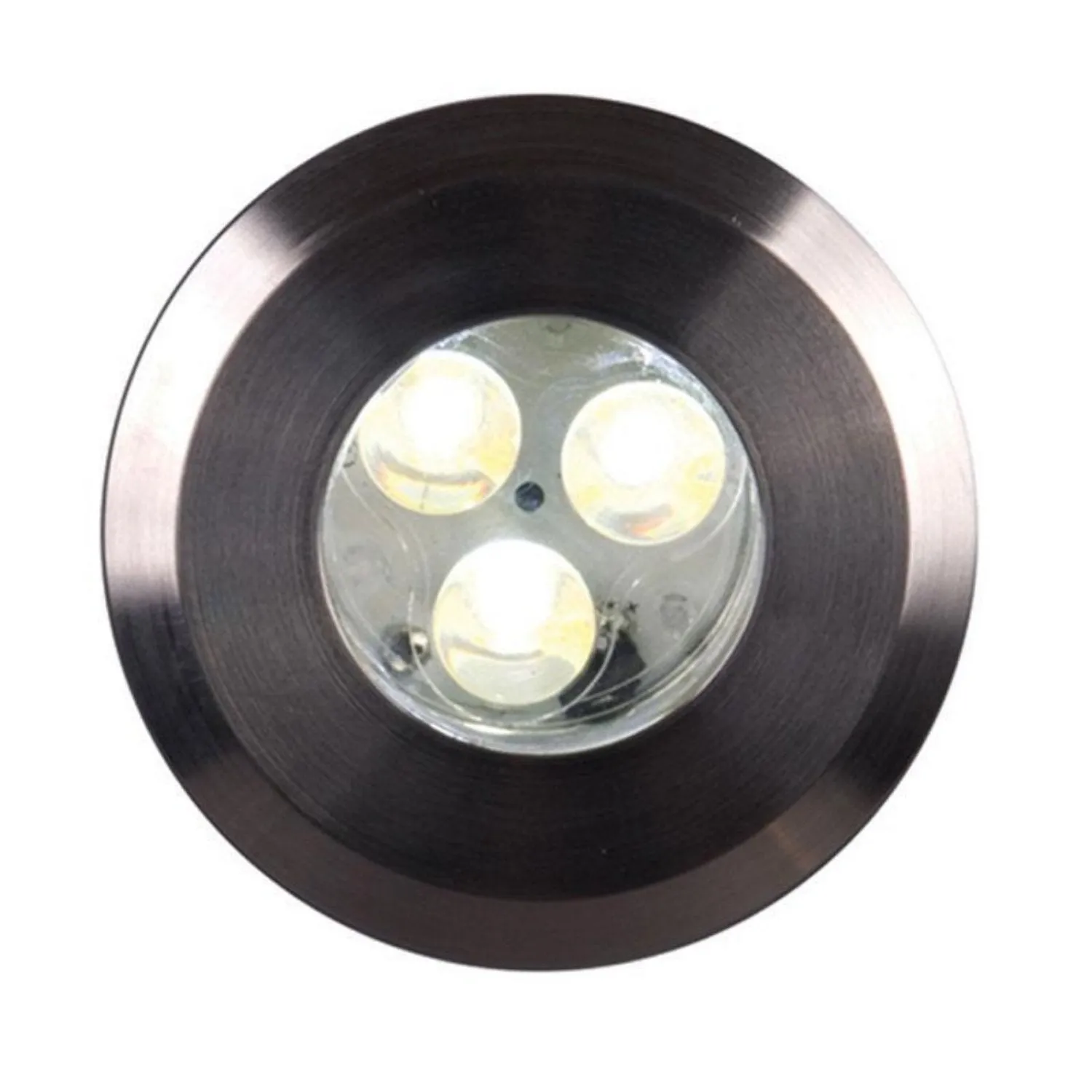 Fusion Garden Zone in-Ground Plain Ring in 304 Stainless Steel or Solid Natural Brass Elstead Lighting - ELS.GZ-FUSION
