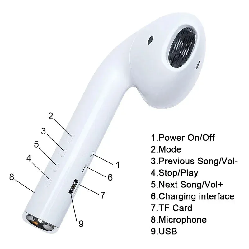 Giant Earphone Model Wireless Bluetooth Speaker Headset Shape Stereo Music Player Creative Loudspeaker Radio Playback Soundbar