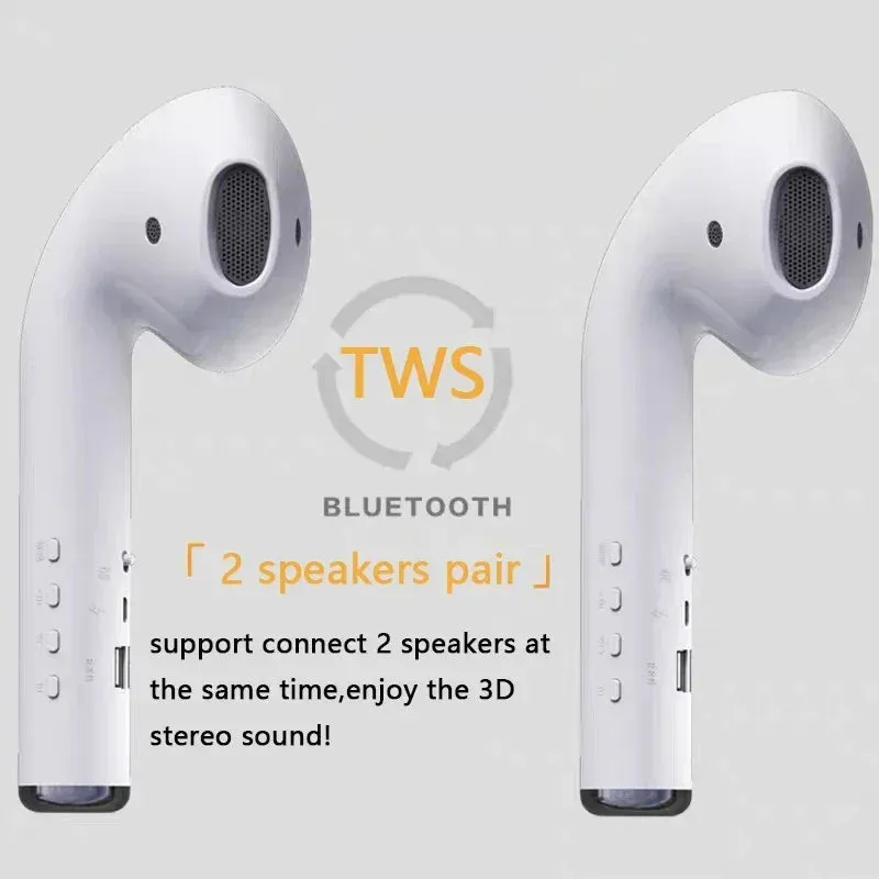 Giant Earphone Model Wireless Bluetooth Speaker Headset Shape Stereo Music Player Creative Loudspeaker Radio Playback Soundbar