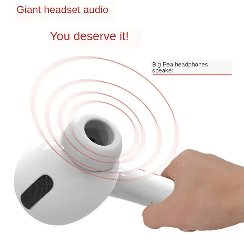 Giant Earphone Model Wireless Bluetooth Speaker Headset Shape Stereo Music Player Creative Loudspeaker Radio Playback Soundbar