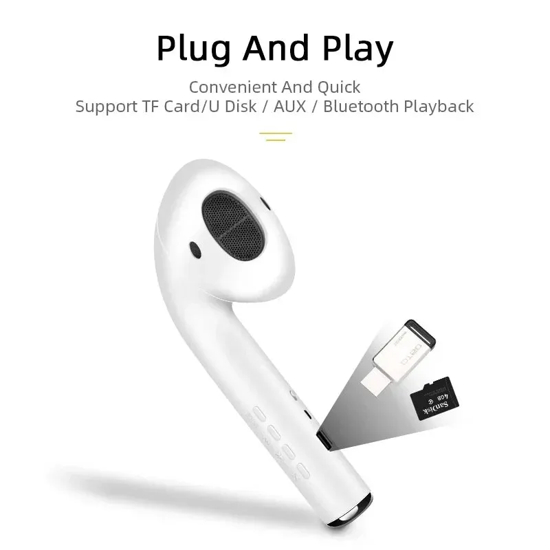 Giant Earphone Model Wireless Bluetooth Speaker Headset Shape Stereo Music Player Creative Loudspeaker Radio Playback Soundbar
