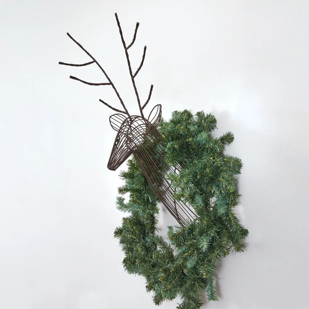GLAM REINDEER WALL MOUNT HEAD