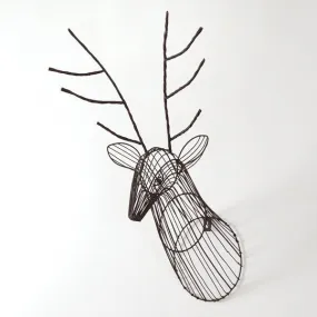 GLAM REINDEER WALL MOUNT HEAD