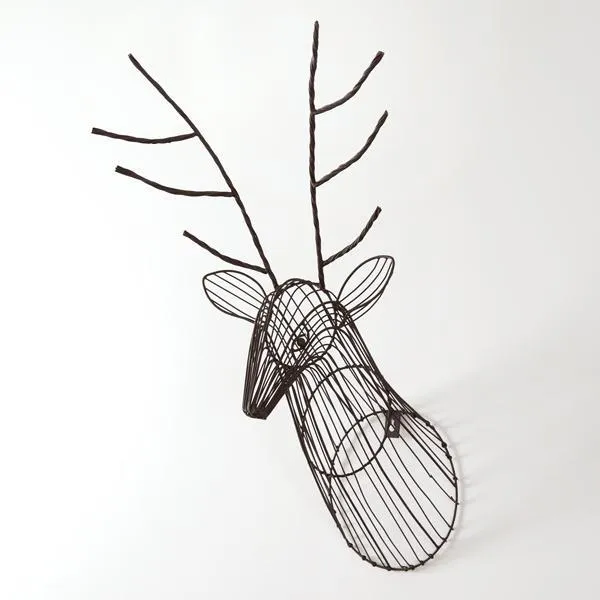 GLAM REINDEER WALL MOUNT HEAD