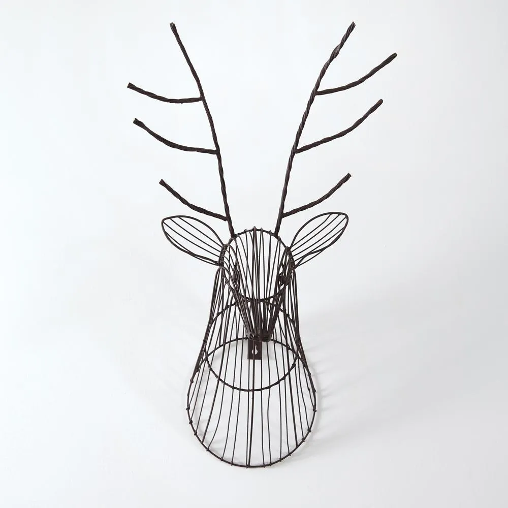 GLAM REINDEER WALL MOUNT HEAD