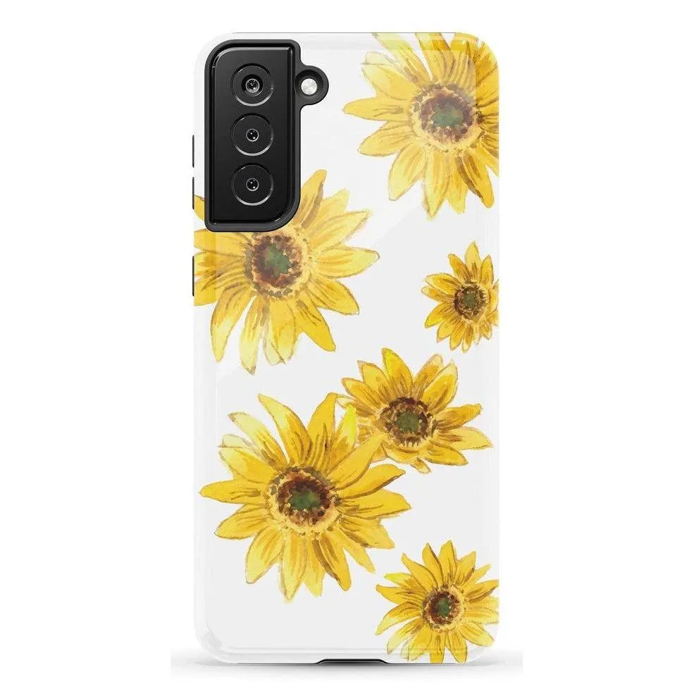Golden Garden | Yellow Sunflower Floral Samsung Case