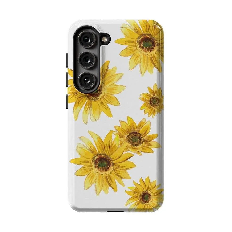 Golden Garden | Yellow Sunflower Floral Samsung Case