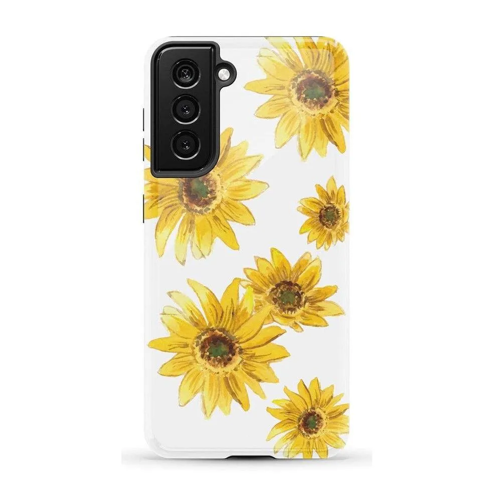 Golden Garden | Yellow Sunflower Floral Samsung Case