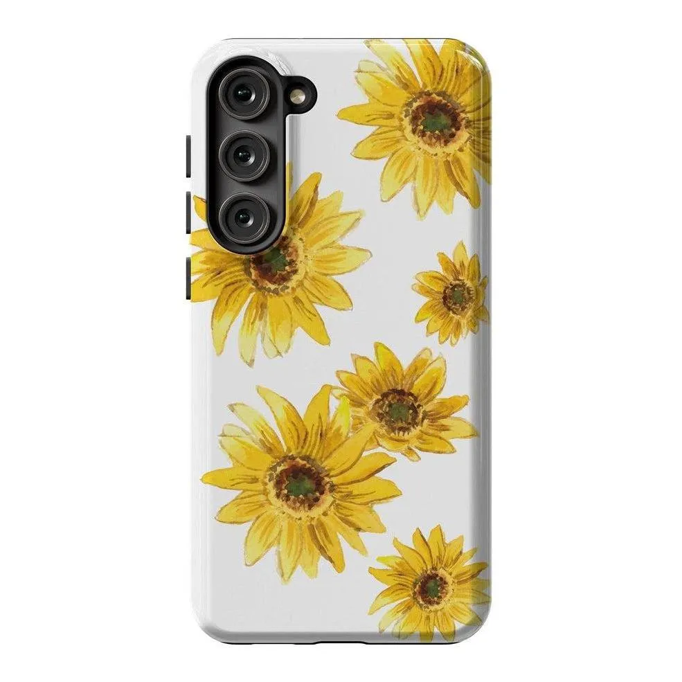 Golden Garden | Yellow Sunflower Floral Samsung Case