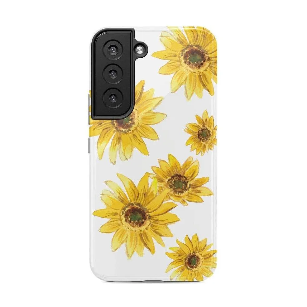 Golden Garden | Yellow Sunflower Floral Samsung Case