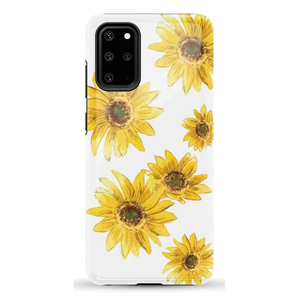 Golden Garden | Yellow Sunflower Floral Samsung Case