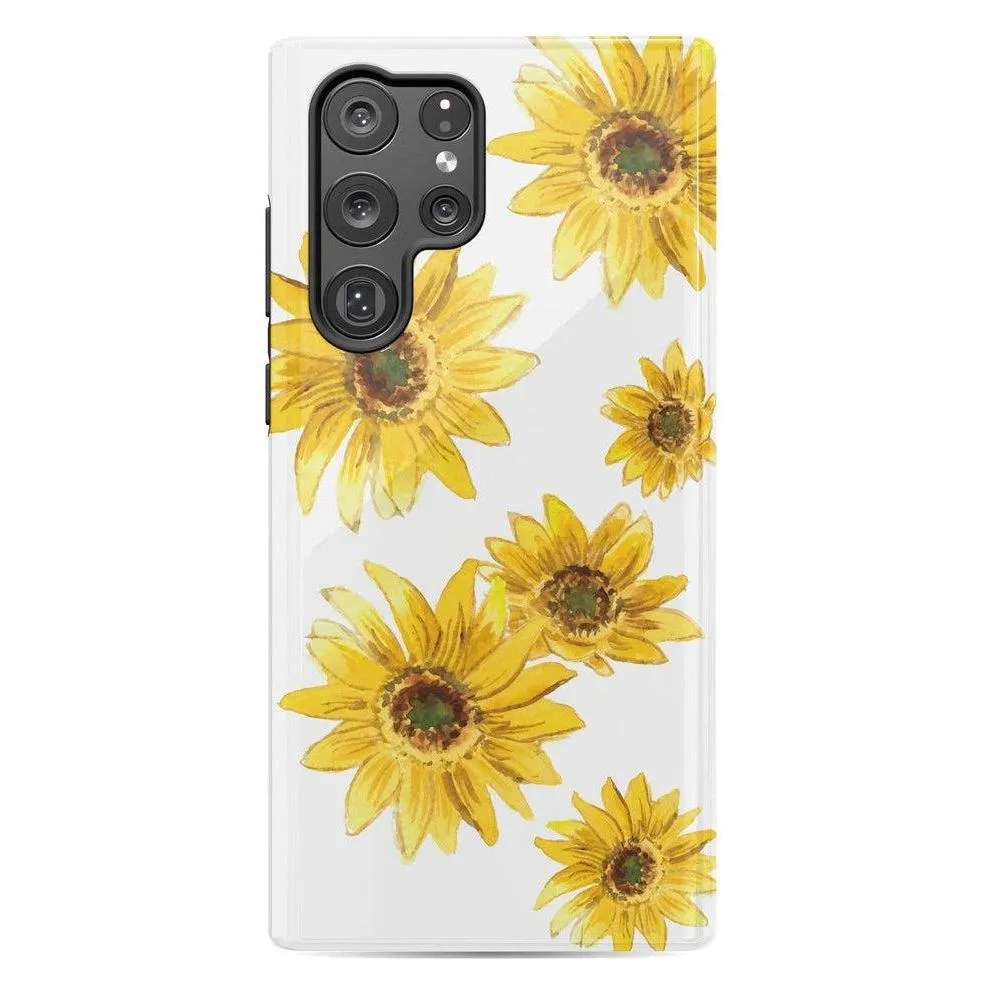 Golden Garden | Yellow Sunflower Floral Samsung Case