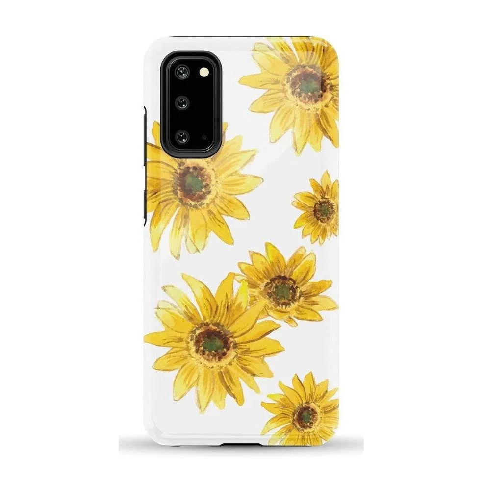 Golden Garden | Yellow Sunflower Floral Samsung Case