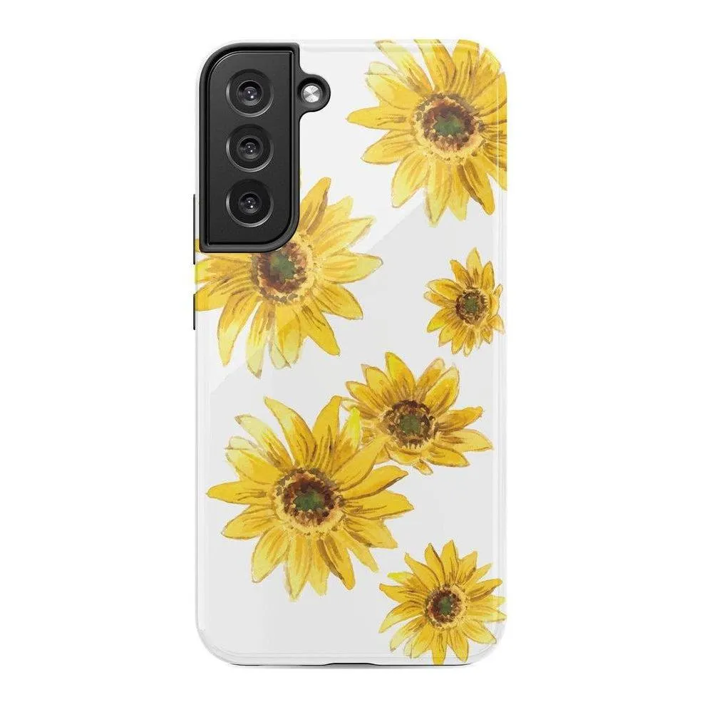 Golden Garden | Yellow Sunflower Floral Samsung Case