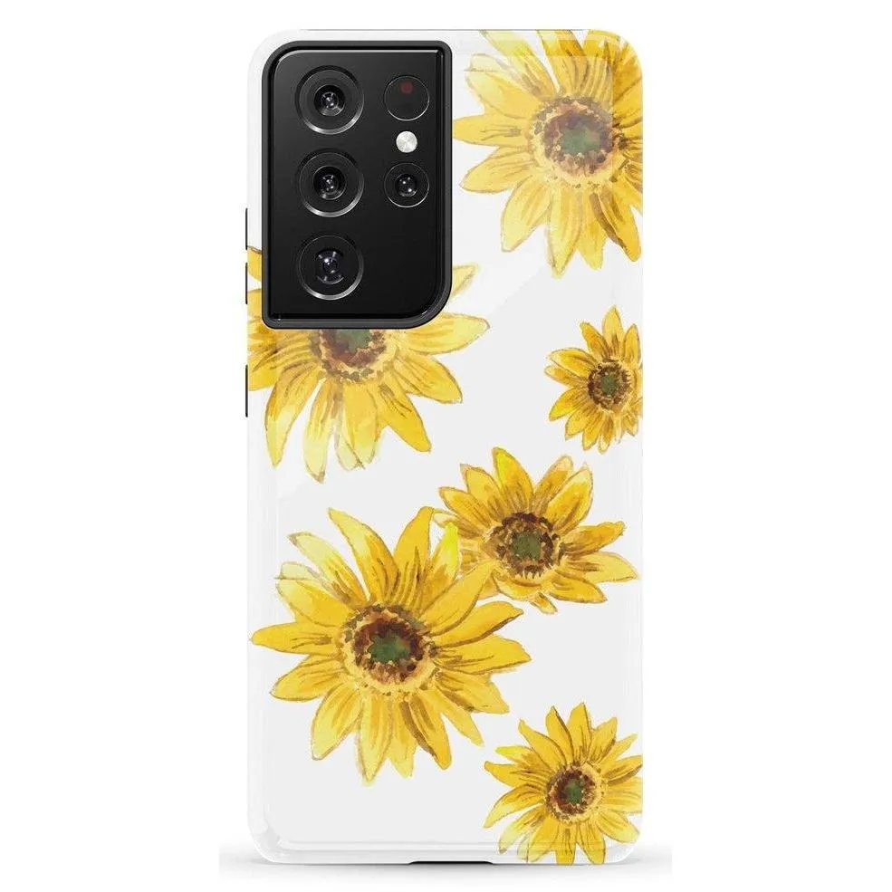 Golden Garden | Yellow Sunflower Floral Samsung Case