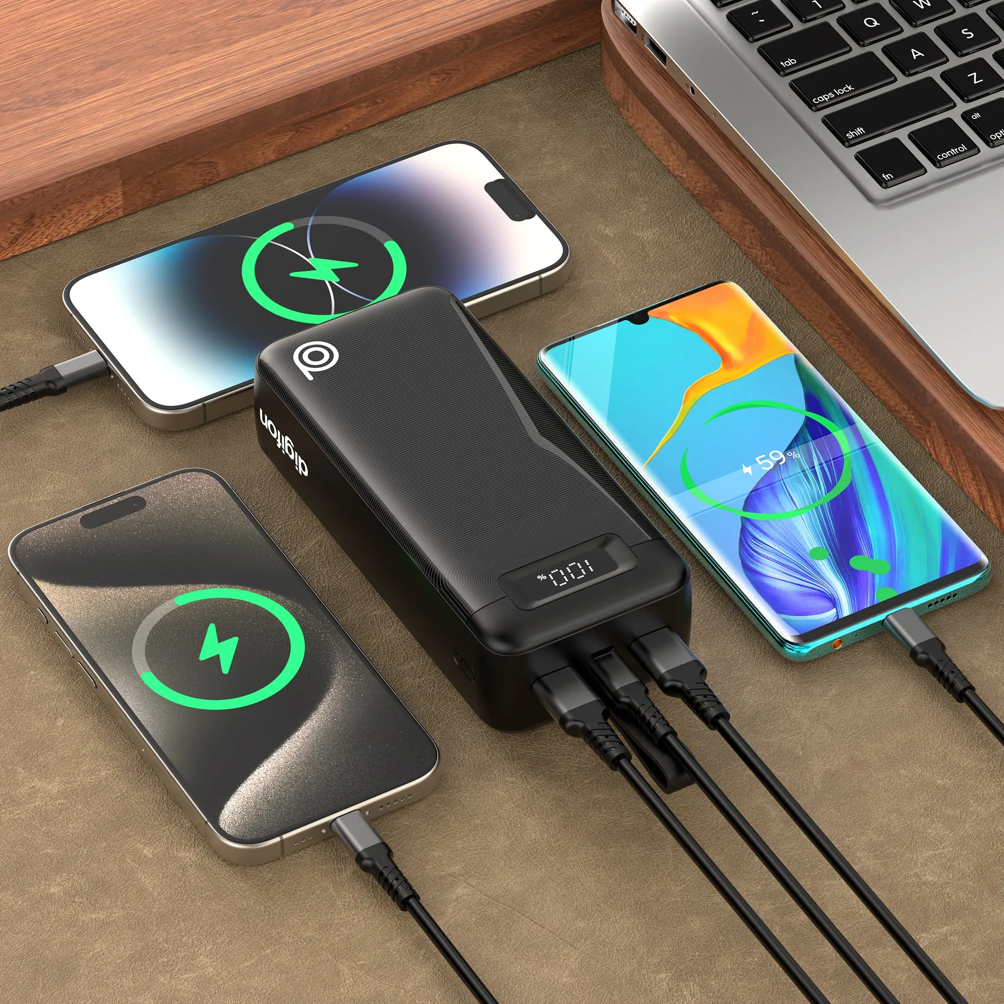 Gorilla WX3 30,000mAh Super-fast Charging 22.5W Wired Power Bank - digifon