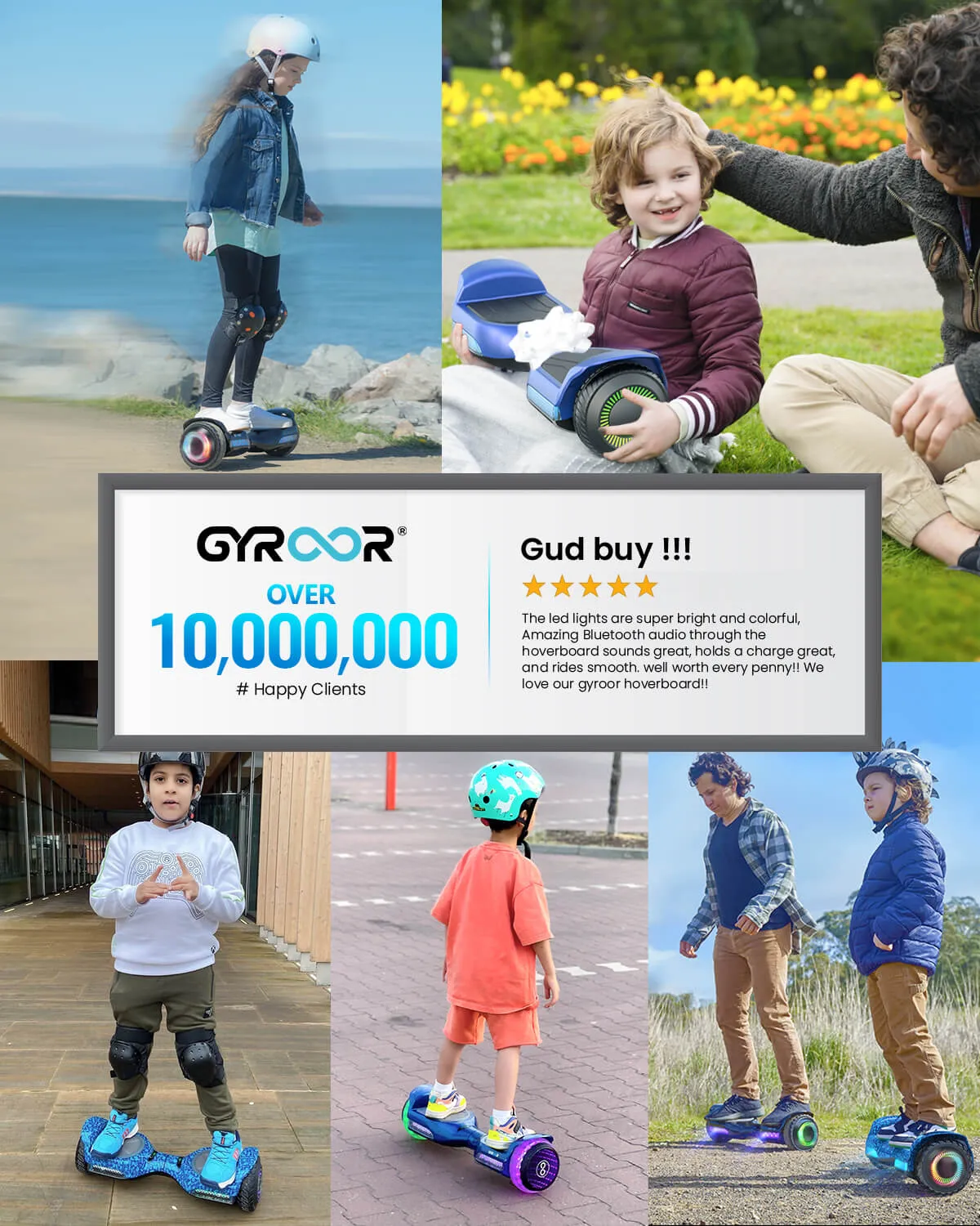 Gyroor G13 Hoverboard For Kids With Bluetooth