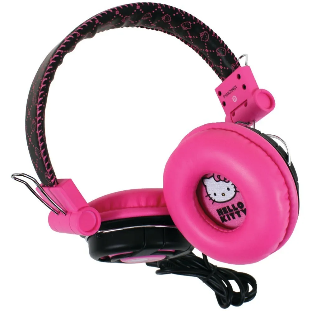 HELLO KITTY KT2091BP Over-the-Ear Foldable Headphones