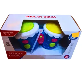 Huanger African Drum Toy with Drumsticks - Interactive Musical Toy for Toddlers (18  Months)