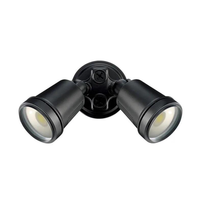 Hunter III LED Flood Light 2x11w 4200k in White/Black