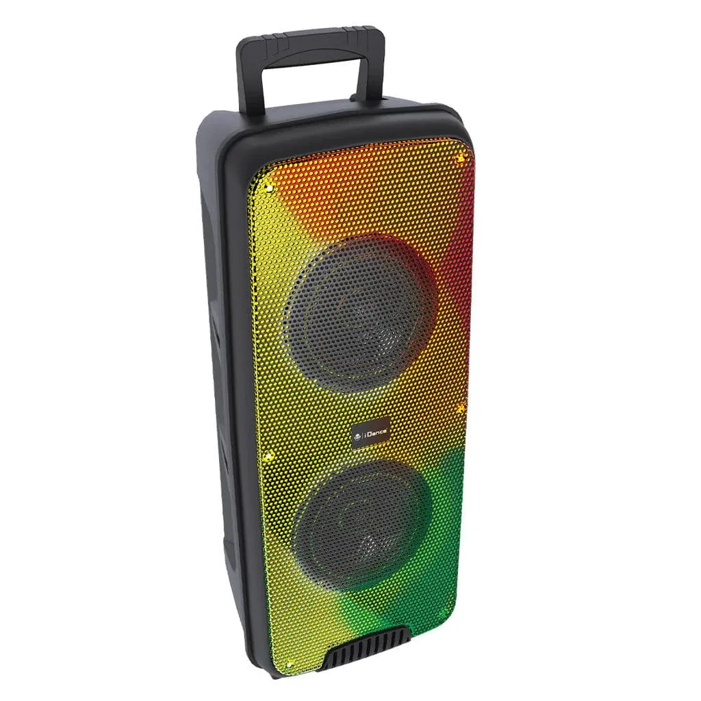 iDance Bluetooth Wireless Speaker with Disco Flame Lights & Voice Changer