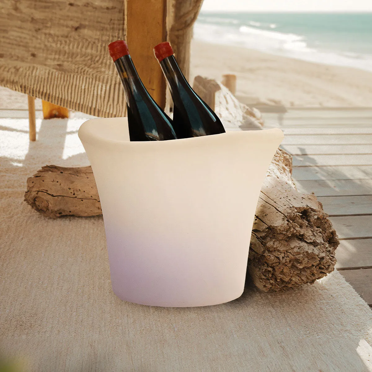 Illuminated bottle rack AZOHIA