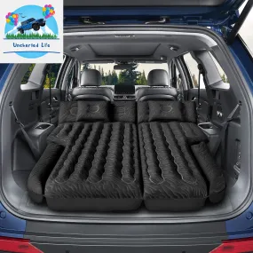 Inflatable SUV Air Mattress – Portable Car Camping Bed with Pump