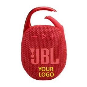 JBL Clip 5 Ultra Portable Waterproof Custom Speakers, Red