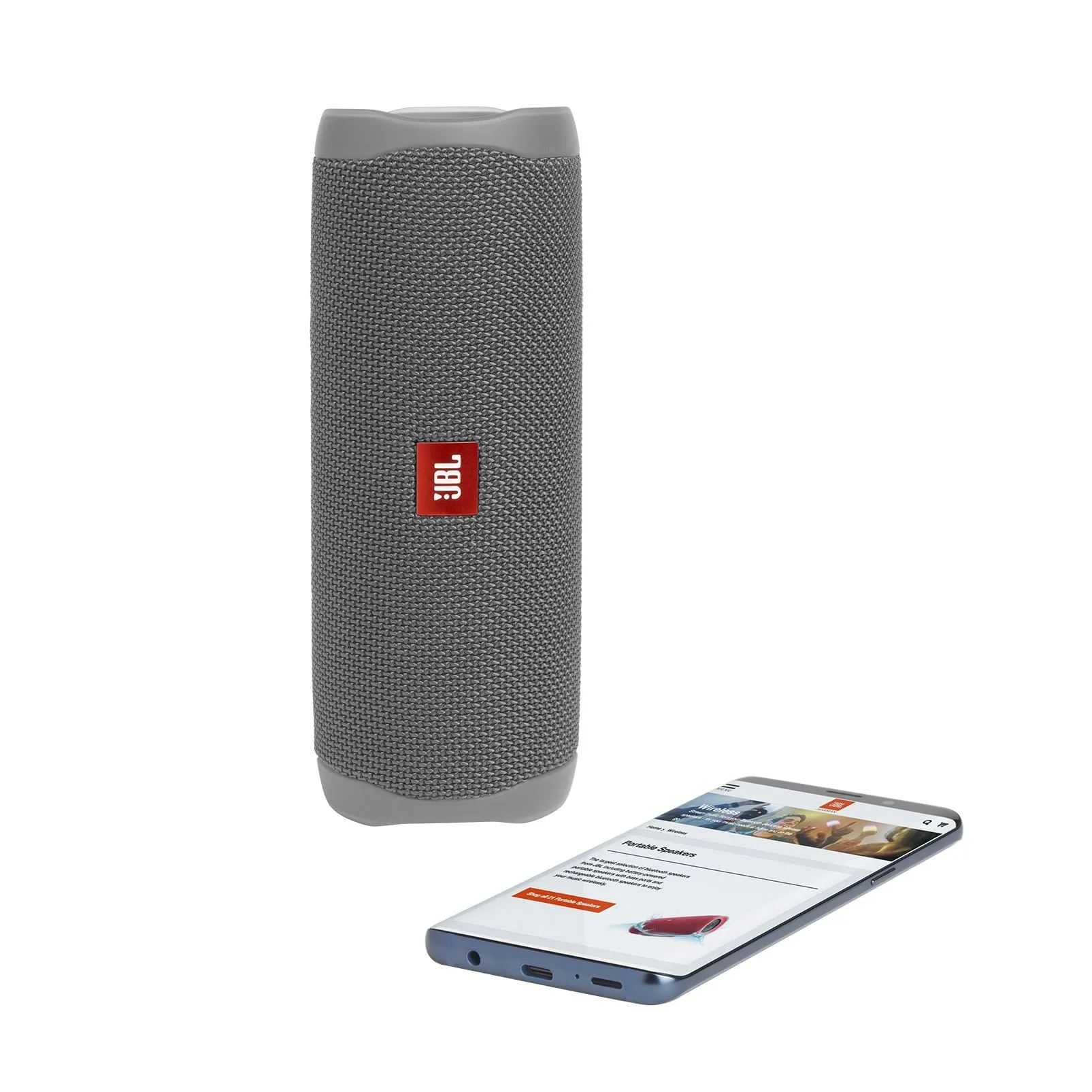 JBL Flip 5 Portable Waterproof Rugged Wireless Bluetooth Speaker Grey - JBLFLIP5GRYAM