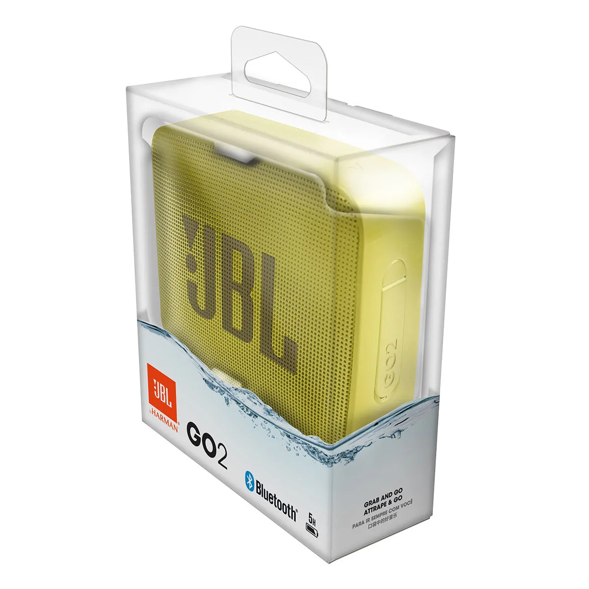 JBL Go 2 Bluetooth Portable Speaker - Mustard Yellow