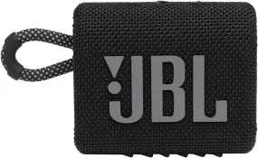 JBL Go 3 Black Bluetooth Speaker - JBLG03BLK