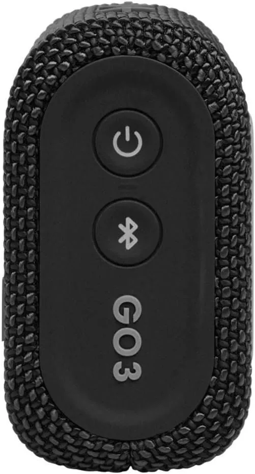 JBL Go 3 Black Bluetooth Speaker - JBLG03BLK