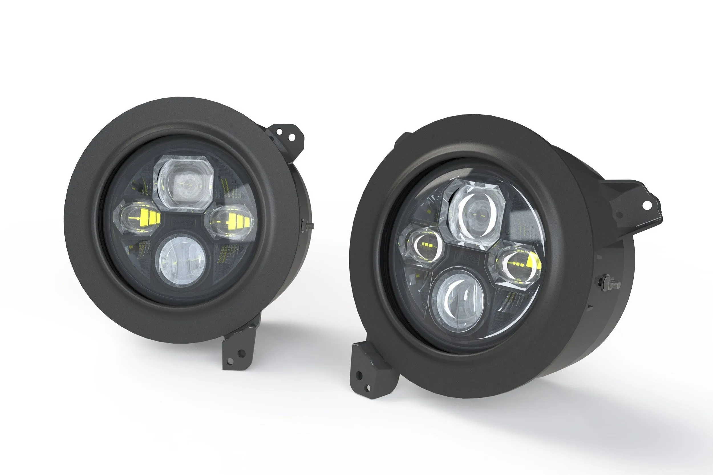 Jeep Wrangler JL (18 ): 7" LED Headlight Adapters (Set)