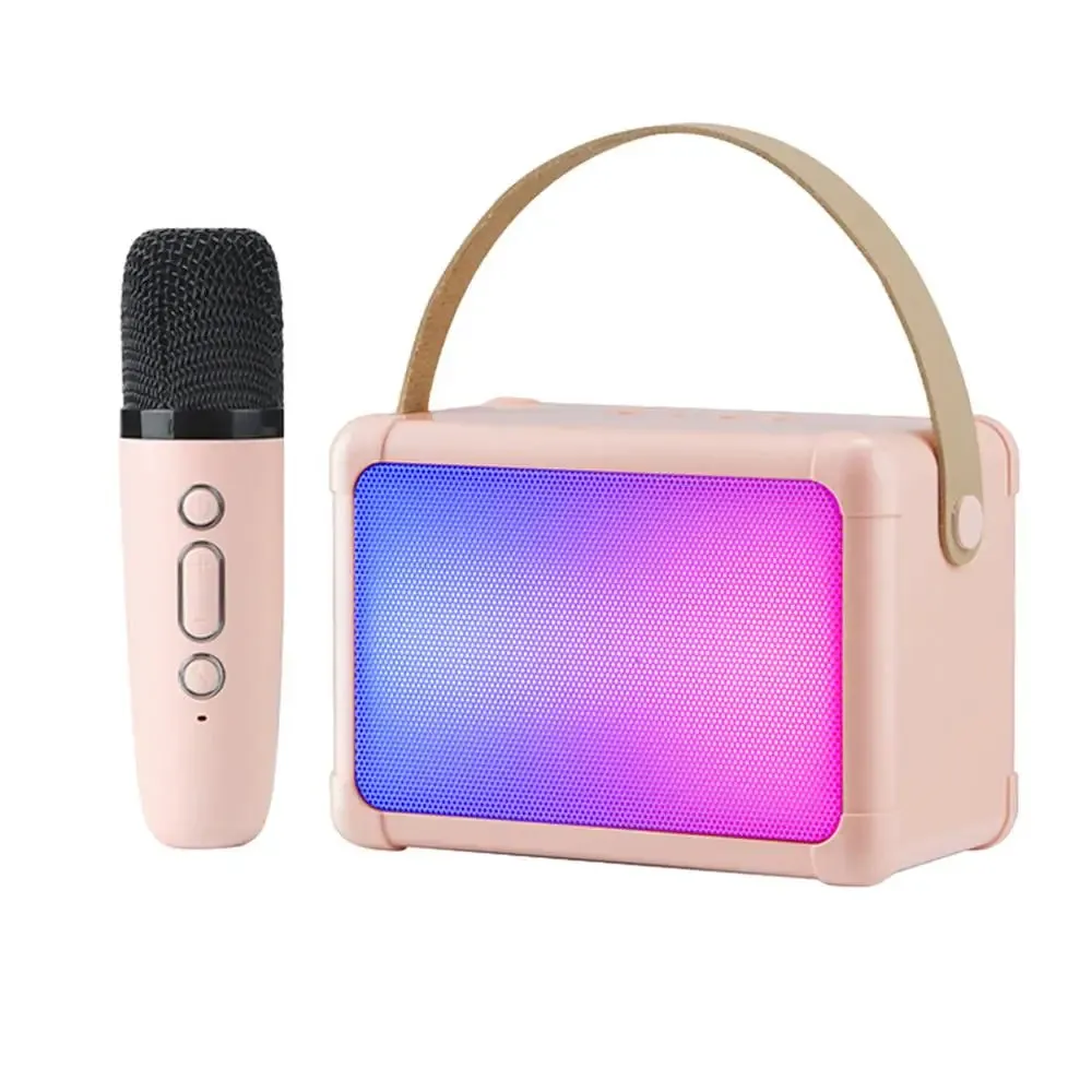 Karaoke Machine Handheld Speaker Wireless Portable Karaoke Speaker With Microphone Wireless Speaker For Kids Toddler Home Party