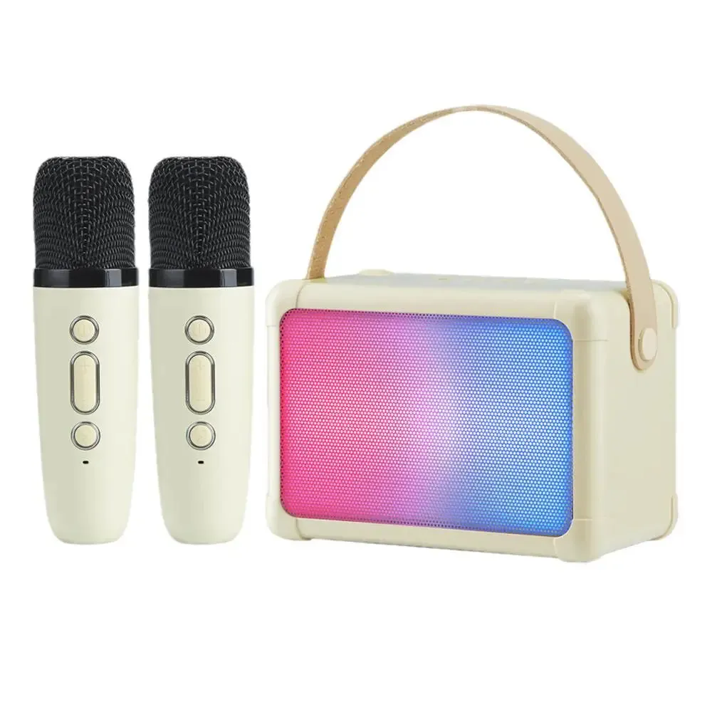 Karaoke Machine Handheld Speaker Wireless Portable Karaoke Speaker With Microphone Wireless Speaker For Kids Toddler Home Party